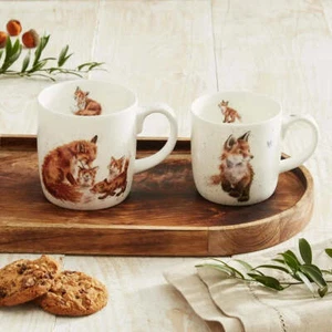 Royal Worcester Wrendale Designs Parent & Child Mug Gift Set - Picture 1 of 2