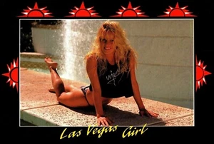 Postal de niña bikini vintage de Las Vegas - Imagen 1 de 2