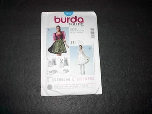 Burda Pattern 7057 Misses' Dirndl German Folk Costume 6 ~ 20 Uncut - Picture 1 of 3