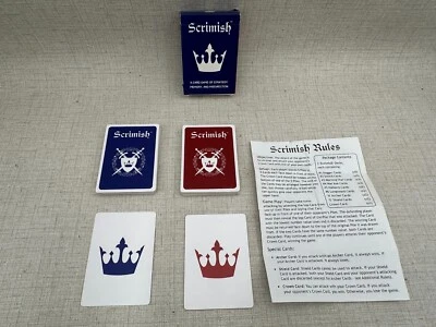 Scrimish Card Game Strategy 2-4 Players ages 8+ SKMH-BR1 100% Complete Towpath - Image 1 of 4