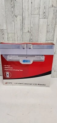 GPX Under Cabinet CD Player AM/FM Radio w/Clock & Timer + Remote KC318S💥Read - Image 1 of 4