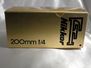 NIKON Nikkor F 200mm f/4 Lens Empty Box (only!) Made in Japan 5403010 - Picture 1 of 7