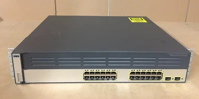Cisco Catalyst 3750G Integrated Wireless LAN Controller WS-C3750G-24WS-S25 - Image 1 of 2