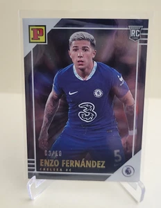 2022-23 PANINI CHRONIKEN ENZO FERNANDEZ GOLD ROOKIE #48 Ser #03/10 CHELSEA - Bild 1 von 2