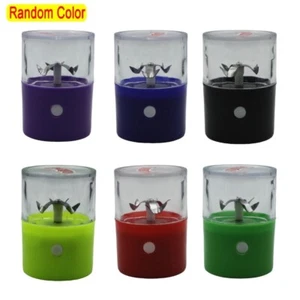 USB Chargeable Electric Herb and Tobacco Grinder Portable Crusher - Assorted - Picture 1 of 9