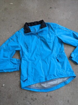 Chaqueta Gorewear Goretex para mujer talla mediana resistente al agua con cremallera completa azul  Foto 1 de 4