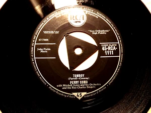 45rpm vinyl record ..Perry Como.....Tomboy...50s Easy Listening. - Picture 1 of 1