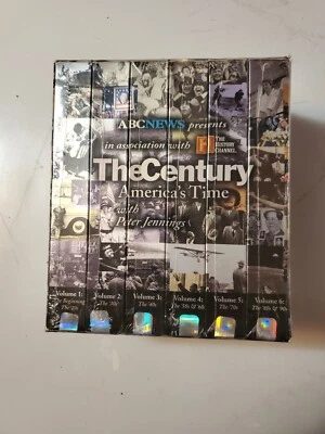 The Century America's Time with Peter Jennings VHS tapes Boxed Set of 6 Sealed - Image 1 of 4