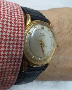 Vintage Oris Gents Manual Watch Circa 1950s 15 Jewels. Very Rare Midi Size - Picture 1 of 20