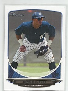 Jordan Barnes New York Yankees 2013 Bowman Draft Prospect