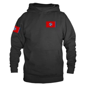 Felpa con cappuccio grafica State of Tennessee Flag Crest TN - Foto 1 di 10