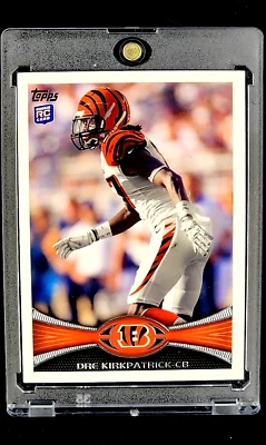 2012 Topps #337 Dre Kirkpatrick RC Rookie Cincinnati Bengals Football Card - Image 1 of 4