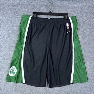 Vintage Nike Boston Celtics Shorts Medium 90’s Black Green White NBA - Picture 1 of 17