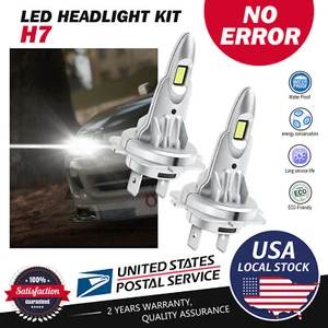 Modigt 2Pcs H7 LED Headlight Bulb High Low Beam Fog Light 120W 10000LM White - Picture 1 of 17