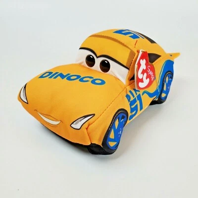 Ty Sparkles Disney Pixar Cruz Ramirez Cars Plush Yellow Dinoco 51 - Image 1 of 4
