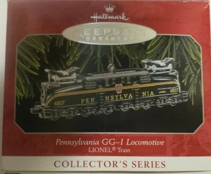 Locomotora Hallmark Keepsake Ornament Pennsylvania GG-1 Lionel tren fundido a presión - Imagen 1 de 2