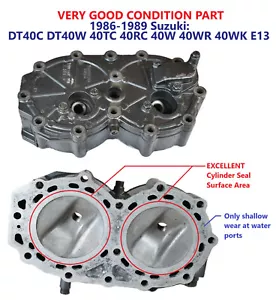 Suzuki Outboard Motor CYLINDER HEAD 11111-94401-0ED DT40C DT40W 40TC 40RC 40W... - Picture 1 of 4
