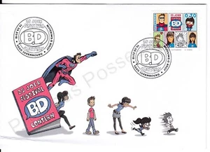 LUXEMBOURG FDC FIRST DAY COVER 2018 25TH CONTERN COMIC BOOK FESTIVAL - Picture 1 of 1