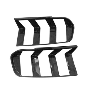 Real Carbon Fiber Tail Light Lamp Cover Trim for Ford Mustang Dark Horse 2024+ - Picture 1 of 7