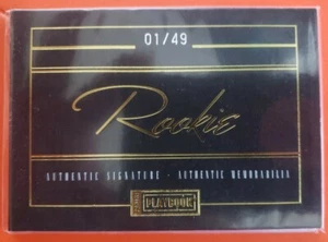 2011 PLAYBOOK JONATHAN BALDWIN 3 COLOR PATCH RC AUTO BOOKLET GOLD # 1/49 CHIEFS - Picture 1 of 4