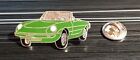 Alfa Romeo Pin Spider grün emailliert - Maße 35x17mm