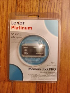 Lexar 512MB Memory Stick PRO 40X speed Brand new Free shipping - Picture 1 of 1