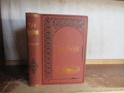 Old THE REDSKINS Book 1876 COOPER INDIAN COLONIAL SETTLERS PIONEERS CHIEF WAR ++ Foto 1 de 4