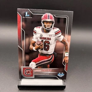 2025 Bowman Chrome U #168 LaNorris Sellers 1st Bowman South Carolina Gamecocks - Picture 1 of 2