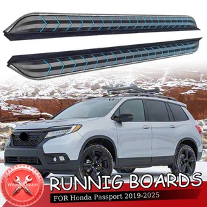 2PCS Fixed Running Boards Fits for Honda Passport 2019-2025 Side Steps Nerf bar - Picture 1 of 6