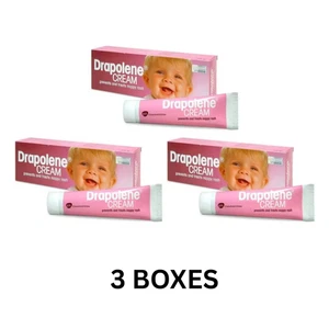 3 X Crema DRAPOLENE Prevención Pañal Erupción Alivio Bebé Pequeña Quemadura 55g Envío Gratis - Imagen 1 de 5
