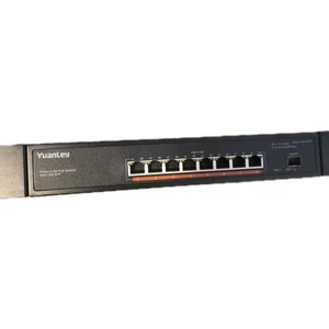 YuanLey 9 Port 2.5G PoE Switch Unmanaged, 8 x 2.5G Base-T PoE Ports, 10G SFP,... - Bild 1 von 3
