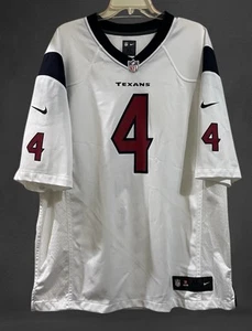 Vintage Nike Houston Texans Deshaun Watson #4 On Field Jersey XL White - Imagen 1 de 4