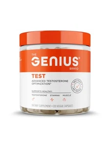 Genius Test Testosterone Booster for Men – Natural Stamina, Energy & Strength - Picture 1 of 5