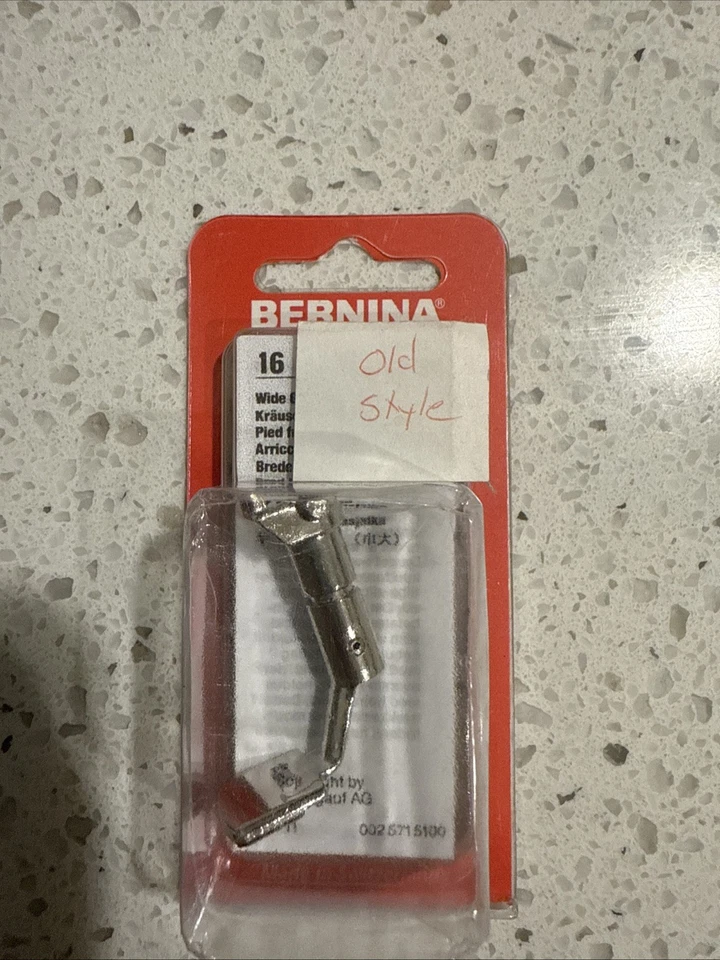 Genuine BERNINA Wide Gathering Foot No. 16 Old Style 0029677000 - Image 1 of 1