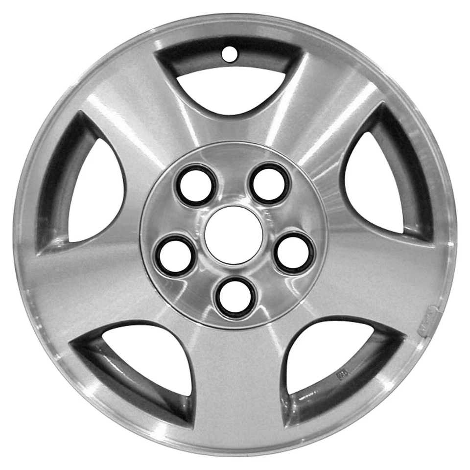 Used Machined and Painted Light Charcoal Aluminum Wheel 15 x 6 - Image 1 of 1