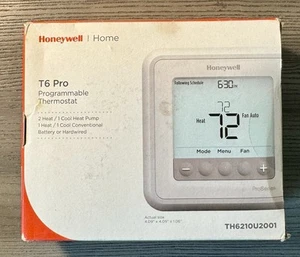 Honeywell Home TH6220U2000 T6 Pro Programmable Thermostat - White - Picture 1 of 4