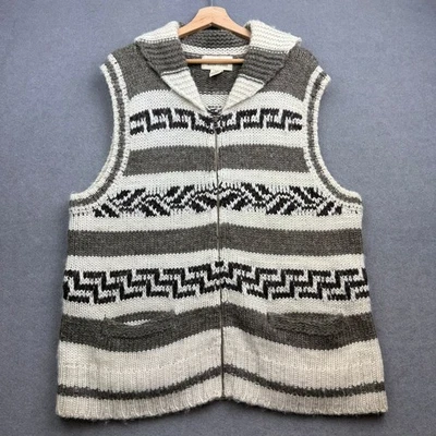Cárdigan Ralph Lauren XL Grueso Tejido Lana Cowichan FairIsle Suéter Suroeste Foto 1 de 4