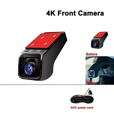 HD 4K 2160P WiFi Car DVR Dash Cam Telecamera Wifi App Universale - Immagine 1 di 4