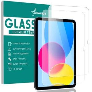 Lot de 2 Protection d'écran en Verre Trempé pour iPad 11ème A16 2025 / iPad 10ème Génération... - Photo 1/6