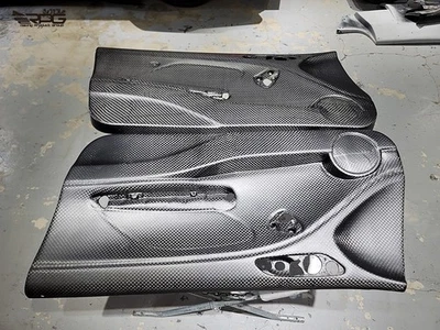 Tarjeta de puerta de carbono RPG aspiradora 12K para 01 02 03 04 05 06 BMW E46 M3 Mpower CSL Foto 1 de 4