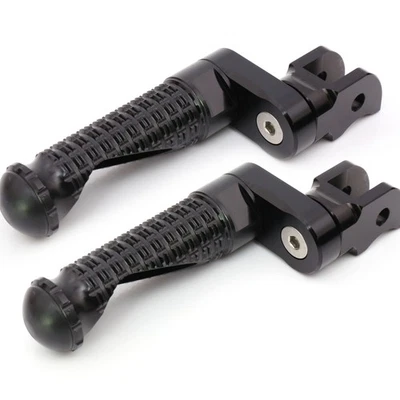 Para Yamaha XSR 900 22 23 24 CNC SHADOW 25mm Clavijas de pie delanteras inferiores negras Foto 1 de 4