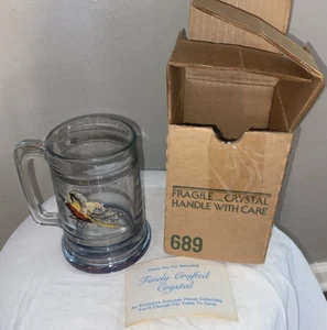 Vintage Princess House Pheasant Mug #689 / Beer Mug / Stein Heavy Base NOS New - Picture 1 of 10