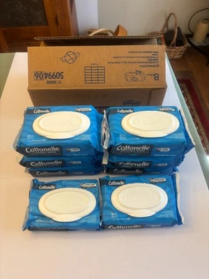 Cottonelle FreshFeel Flushable Wet Wipes for Adults and Kids, 8 Flip-Top Packs - Image 1 of 4