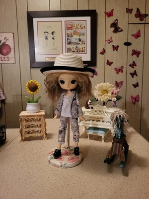 定制 Dal 娃娃/Magdalenas 时尚独一无二娃娃/Mohair 假发/萨米/出售! — 第 1/4 张图片