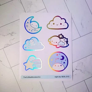 NEU Nachthimmel Folien Aufkleber Dichtungen TheCoffeeMonsterzCo TCMC - Bild 1 von 1