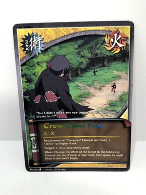 Crow Clone Jutsu - J-539 - Rare - 1st Edition - Foil Text - Emerging Alliance - - Image 1 of 2