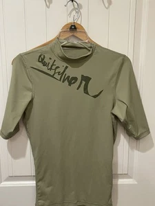 Quicksilver UV Rashguard Small Green Short - Picture 1 of 9