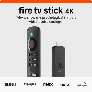 Fire TV Stick 4K (neuestes Modell) mit KI-betriebener Fire TV Suche, Wi-Fi 6, Stream - Bild 1 von 12
