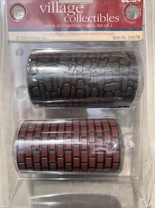 Lemax Christmas Village Brick & Pebble Roads Set of 2 Item # 34917W 2003 - Picture 1 of 4