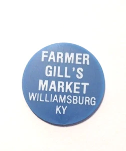 10 Cent - Blue Token - Food Stamp Credit - Farmer Gill's Market Williamsburg KY - Picture 1 of 2